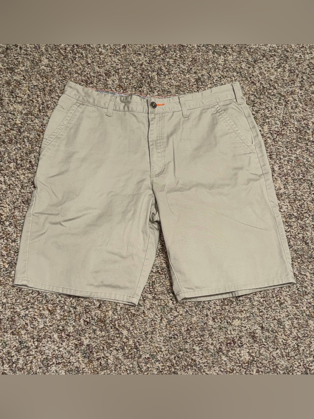 Tony Hawk Men's size 36 shorts Light Khaki Flat-Front Shorts